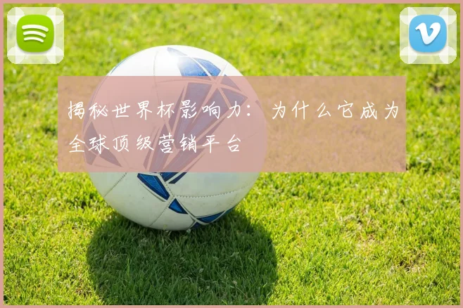 揭秘世界杯影响力：为什么它成为全球顶级营销平台